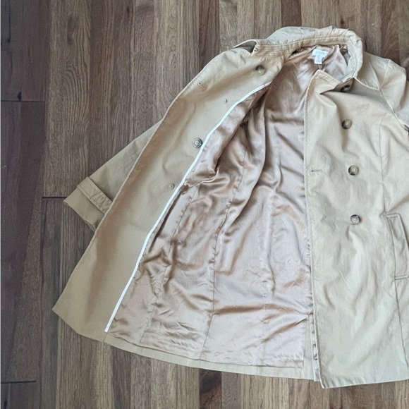J. Crew Beige Double-Breasted Trench Coat - Picture 5 of 11